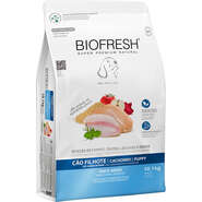 Ração Seca Biofresh Mix de Carne, Frutas, Legumes e Ervas Frescas Cães Filhotes de Raças Médias - 10,1Kg