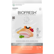 Ração Seca Biofresh Mix de Carne, Frutas, Legumes e Ervas Frescas Cães Castrados de Raças Pequenas e Minis - 10,1Kg