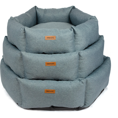Cama Meau Hexa Linho Azul
