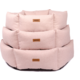 Cama Meau Hexa Linho Rosa