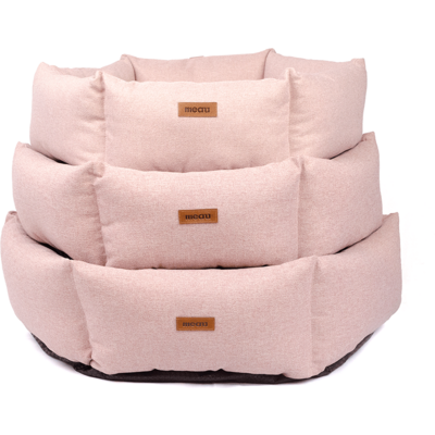 Cama Meau Hexa Linho Rosa