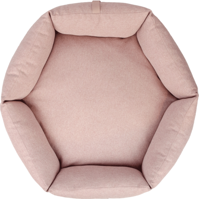 Cama Meau Hexa Linho Rosa