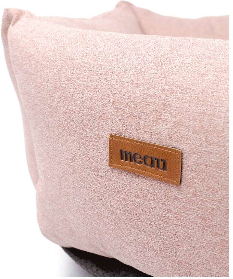 Cama Meau Hexa Linho Rosa - Tam. M