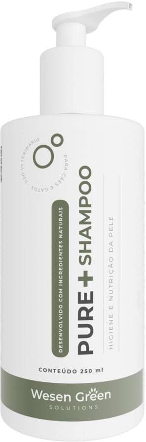 Shampoo Wesen Green Pure+ para Cães e Gatos - 250 mL