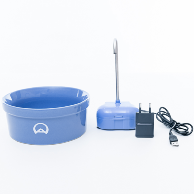 Fonte Bebedouro Porcelana Amicus Aqua para Cães e Gatos Azul