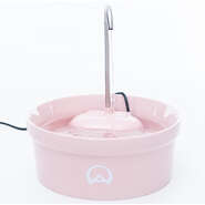 Fonte Bebedouro Porcelana Amicus Aqua para Cães e Gatos Rosa - 1200 mL