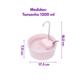Fonte Bebedouro Porcelana Amicus Aqua para Cães e Gatos Rosa