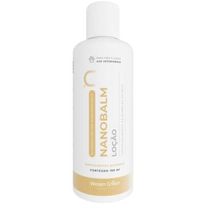 Loção Calmante Wesen Green Nanobalm para Cães e Gatos