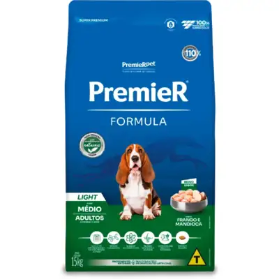 Ração Premier Pet Formula Cães Adultos Light