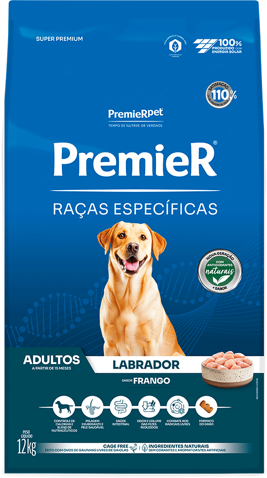 Ração Premier Pet Raças Específicas Labrador Adulto - 12Kg
