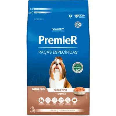 Ração Premier Pet Raças Específicas Salmão Shih Tzu Adulto