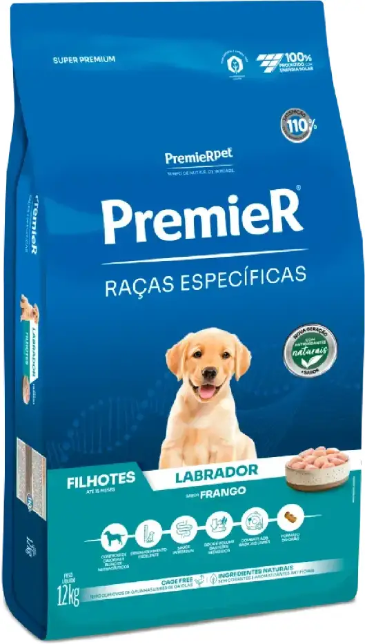 Ração Premier Pet Raças Específicas Labrador Filhote - 12Kg
