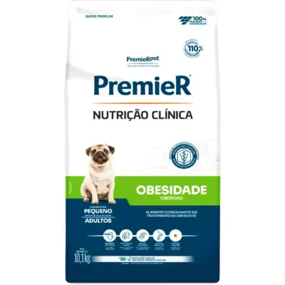 Ração Premier Nutrição Clínica Obesidade para Cães Adultos Pequeno Porte