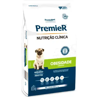 Ração Premier Nutrição Clínica Obesidade para Cães Adultos Pequeno Porte