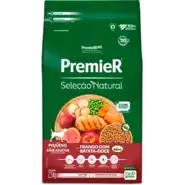 Ração Premier Pet Seleção Natural Cães Adultos Raças Pequenas Frango Korin com Batata Doce - 2,5Kg