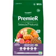 Ração Premier Pet Seleção Natural Cães Adultos Frango Korin com Batata Doce - 12Kg