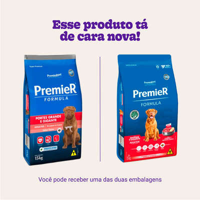 Ração Premier Pet Formula Carne Cães Adultos Porte Grande e Gigante