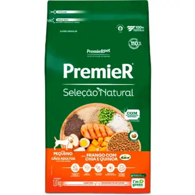 Ração Premier Pet Seleção Natural Frango Korin com Chia & Quinoa