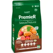 Ração Premier Pet Seleção Natural Frango Korin com Batata Doce Cães Filhotes Raças Pequenas - 2,5Kg