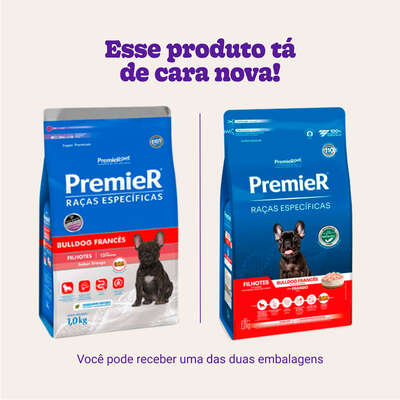 Ração Seca Premier Pet Raças Específicas Bulldog Francês para Cães Filhotes”