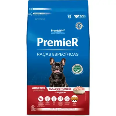 Ração Seca Premier Pet Raças Específicas Bulldog Francês para Cães Adultos