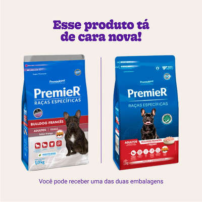 Ração Seca Premier Pet Raças Específicas Bulldog Francês para Cães Adultos