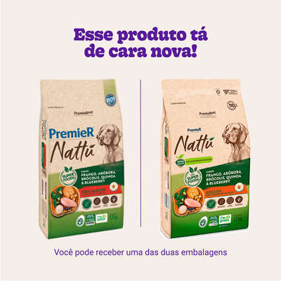 Ração Seca PremieR Pet Nattú Abóbora para Cães Adultos