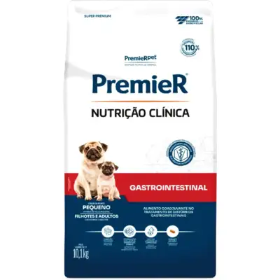 Ração Premier Nutrição Clínica Gastrointestinal para Cães Adultos Pequeno Porte