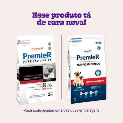 Ração Premier Nutrição Clínica Gastrointestinal para Cães Adultos Pequeno Porte