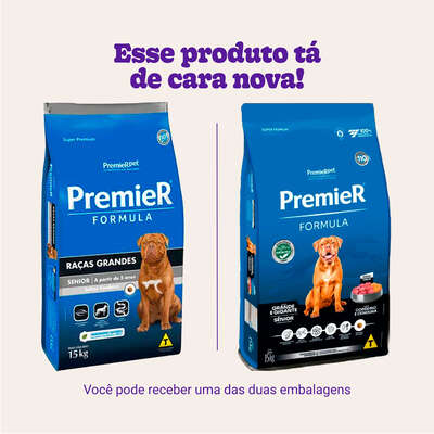 Ração Premier Formula Cães Sênior Raças Grandes