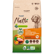Ração Seca PremieR Nattú Mandioquinha para Cães Adultos - 12Kg