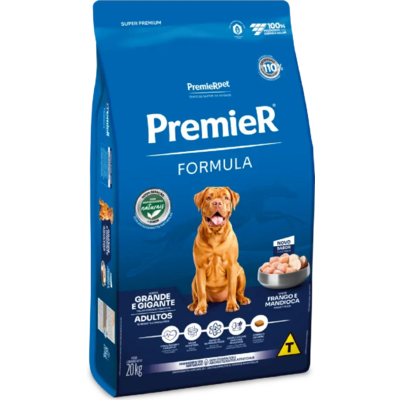 Ração Premier Pet Formula Cães Adultos Raças Grandes e Gigantes Frango