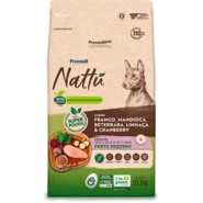 Ração Seca PremieR Nattú Mandioca para Cães Idosos Porte Pequeno - 10,1Kg