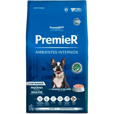 Ração Premier Pet Ambiente Interno Cães Castrados
