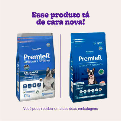 Ração Premier Pet Ambiente Interno Cães Castrados