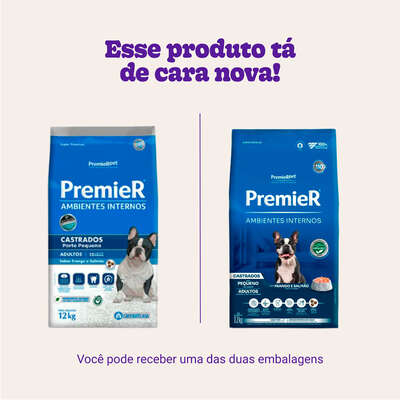 Ração Premier Pet Ambiente Interno Cães Castrados