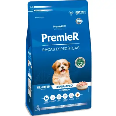 Ração Premier Pet para Cães Filhotes de Raças Específicas Lhasa Apso