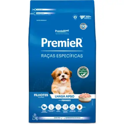 Ração Premier Pet para Cães Filhotes de Raças Específicas Lhasa Apso