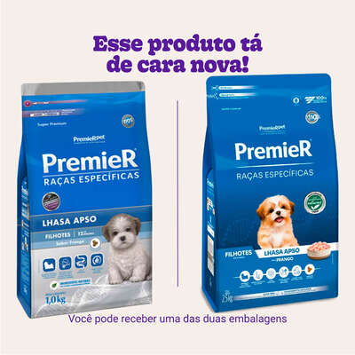 Ração Premier Pet para Cães Filhotes de Raças Específicas Lhasa Apso
