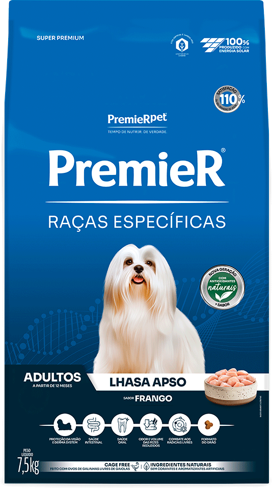 Ração Premier Pet Raças Específicas Lhasa Apso Adulto - 7,5Kg