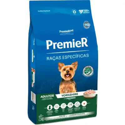 Ração Premier Pet Raças Específicas Yorkshire Adulto