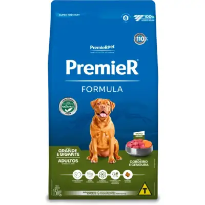 Ração Premier Formula Carne de Cordeiro para Cães Adultos de Raças Grandes e Gigantes