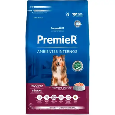 Ração Premier Pet Ambientes Internos Cães Sênior