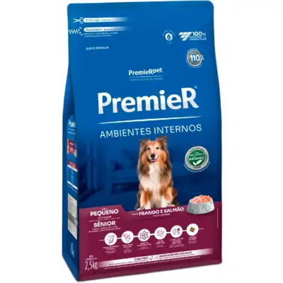 Ração Premier Pet Ambientes Internos Cães Sênior