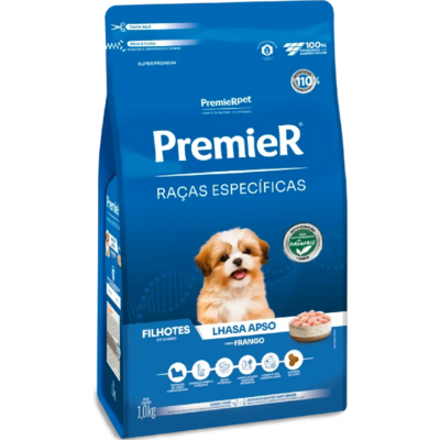 Ração Premier Pet para Cães Filhotes de Raças Específicas Lhasa Apso