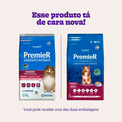 Ração Premier Pet Ambientes Internos Cães Sênior