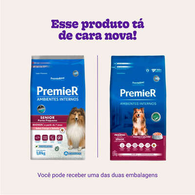 Ração Premier Pet Ambientes Internos Cães Sênior
