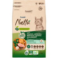 Ração Seca PremieR Nattú Abóbora para Gatos Filhotes - 1,5Kg