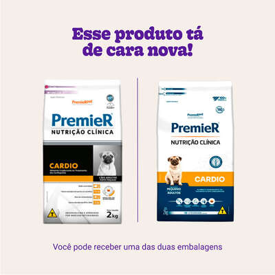 Ração Seca PremieR Nutrição Clínica Cardio para Cães de Porte Pequeno