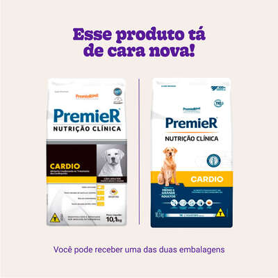 Ração Seca PremieR Nutrição Clínica Cardio para Cães de Porte Médio e Grande”
